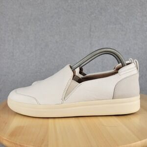 Vionic Penelope Slip On Casual Shoes White Leather‎ Sneakers Women's Size 8.5